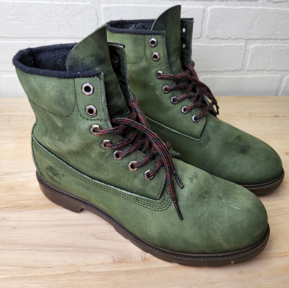 Vintage Timberland Boots- Green